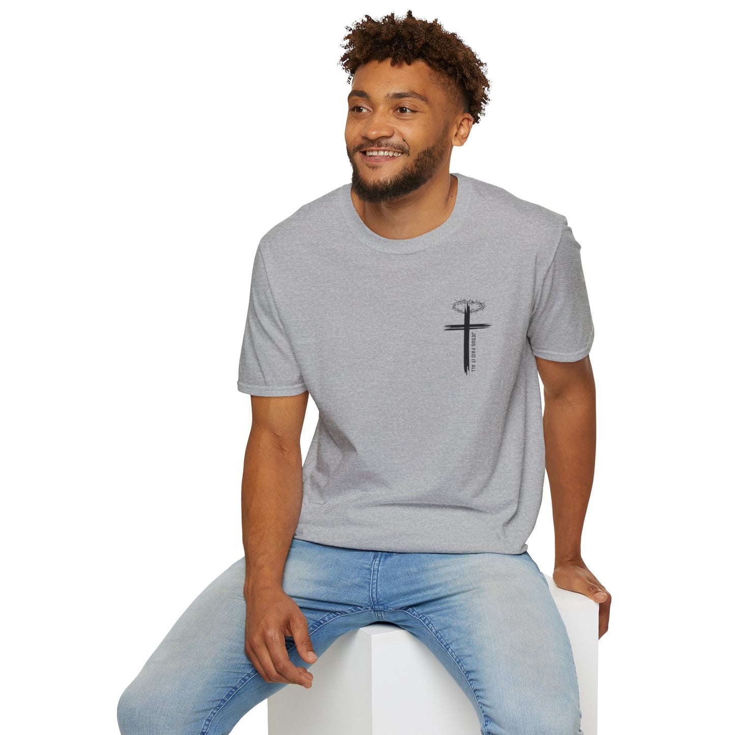 'Jesus Paid it All' Unisex Softstyle Tee