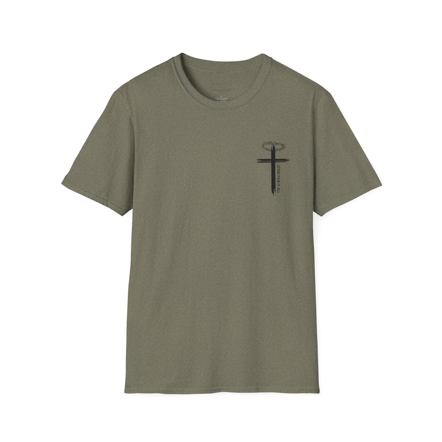 'Jesus Paid it All' Unisex Softstyle Tee