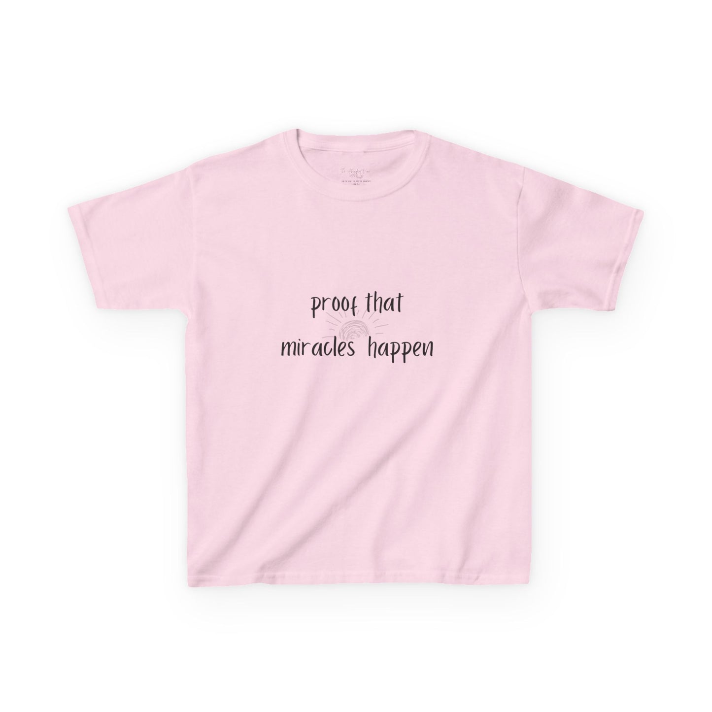 Proof That Miracles Happen Kids Tee