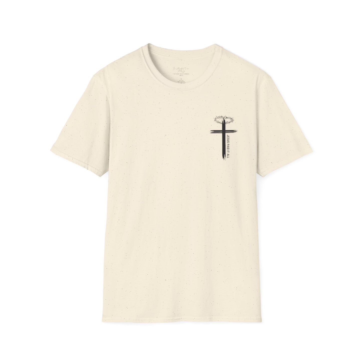 'Jesus Paid it All' Unisex Softstyle Tee