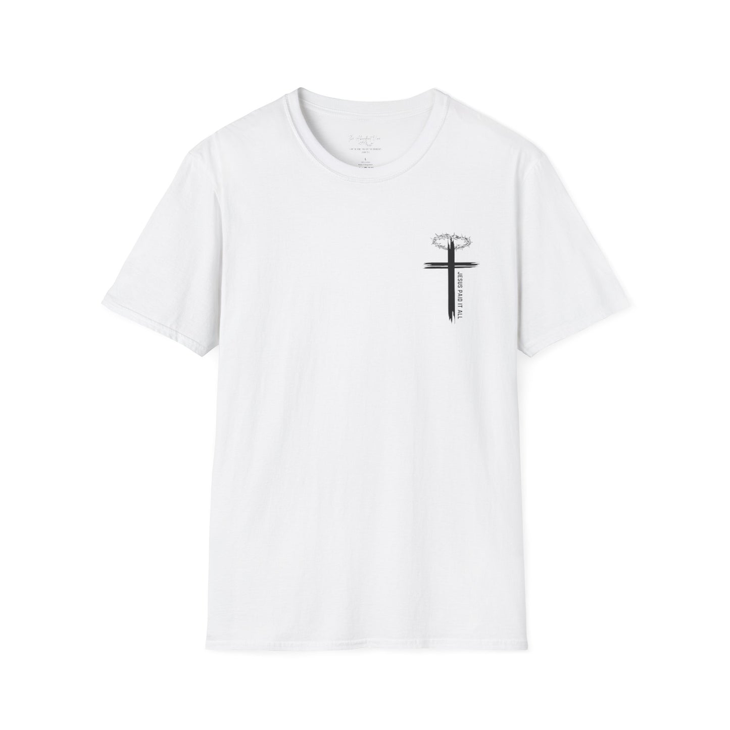 'Jesus Paid it All' Unisex Softstyle Tee