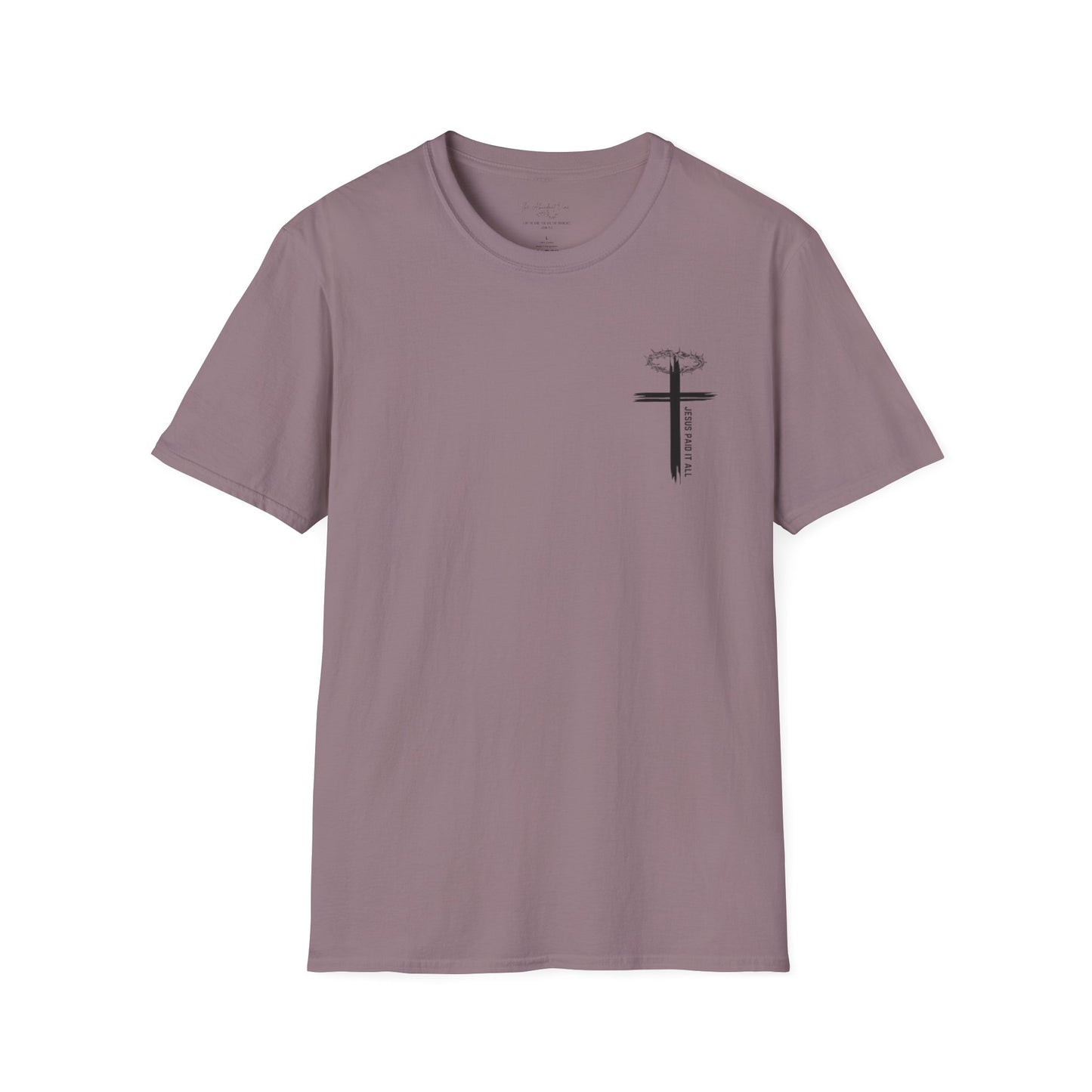 'Jesus Paid it All' Unisex Softstyle Tee