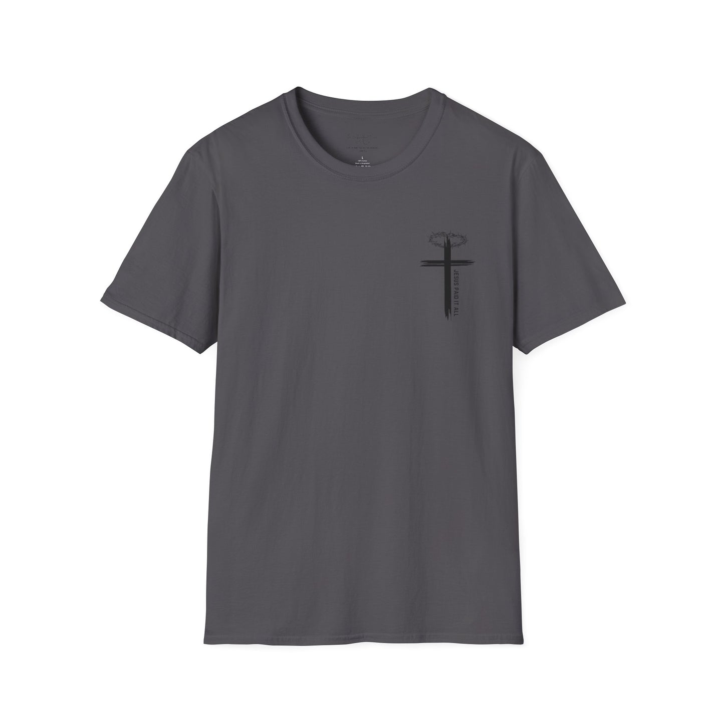 'Jesus Paid it All' Unisex Softstyle Tee